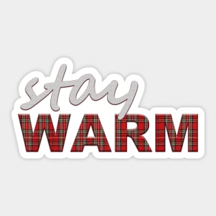 Stay Warm Sticker